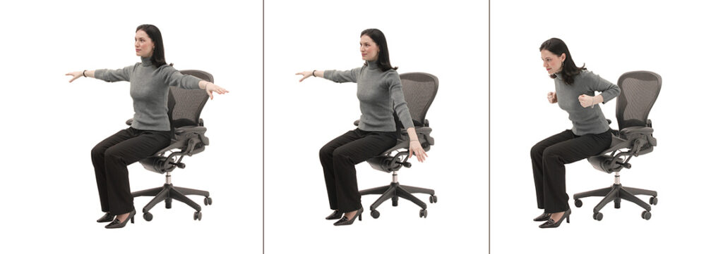 strengthen shoulders at desk