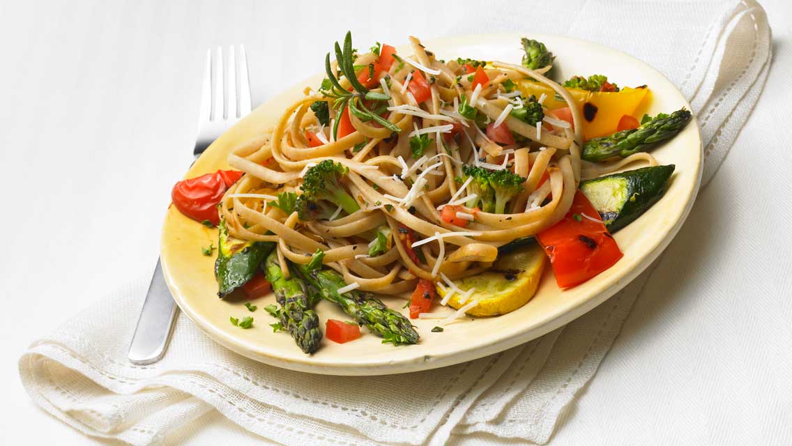 health noodles and vegetables