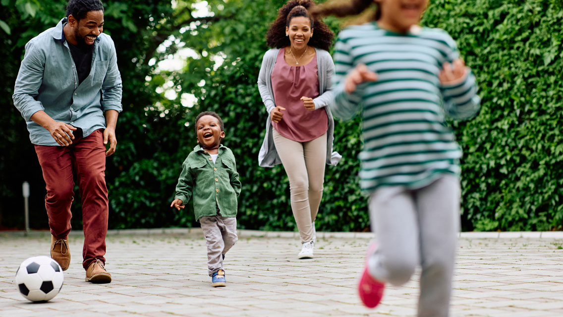 parents run after their kids