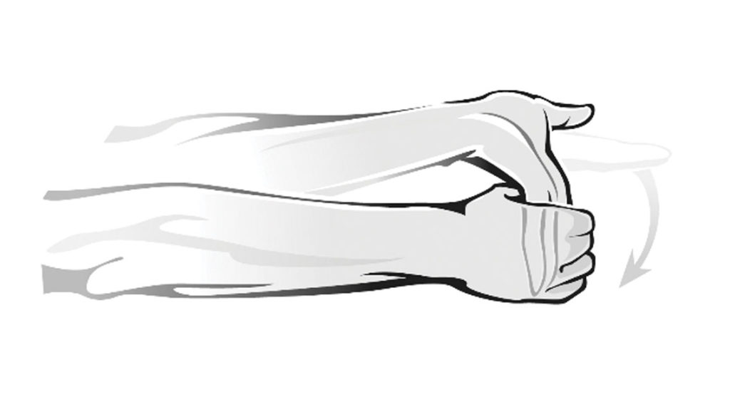 wrist flexion for carpal tunnel