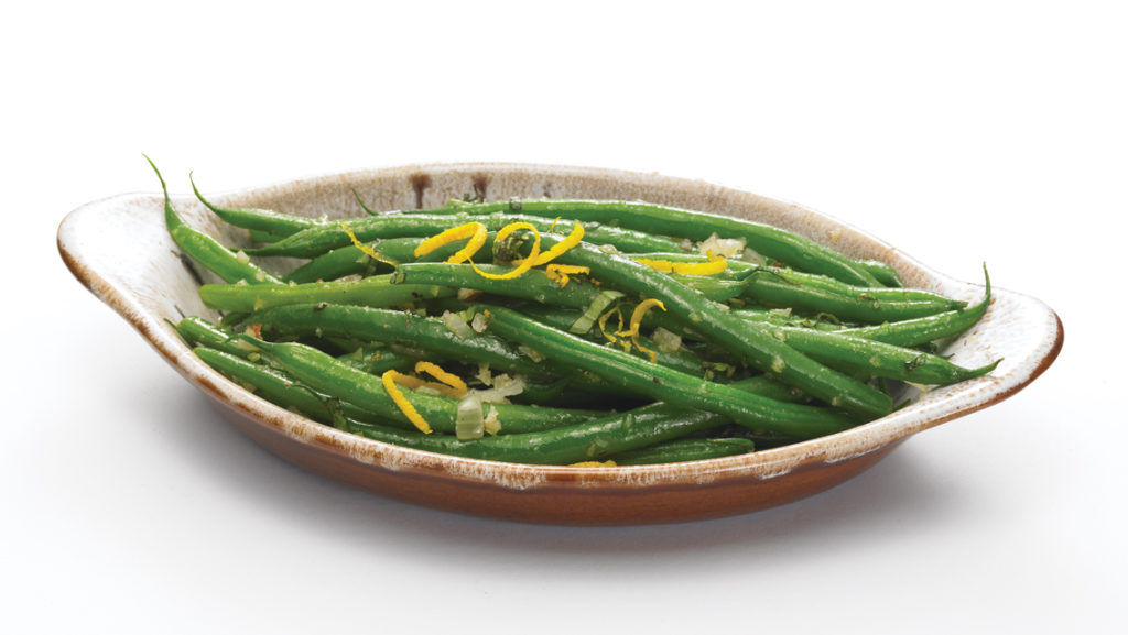 green beans with orange