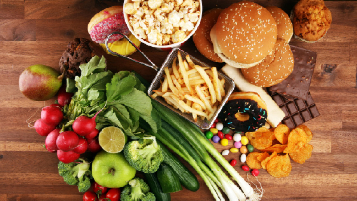 a selection of healthy foods