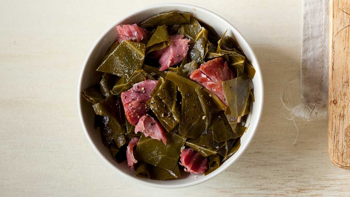 how to cook collard greens and ham