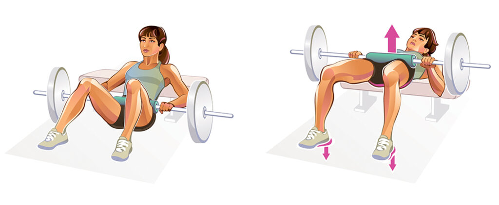 hip thrust with barbell