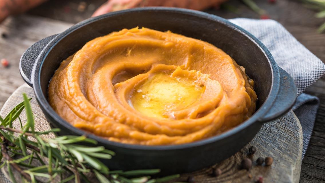 baked puff yams