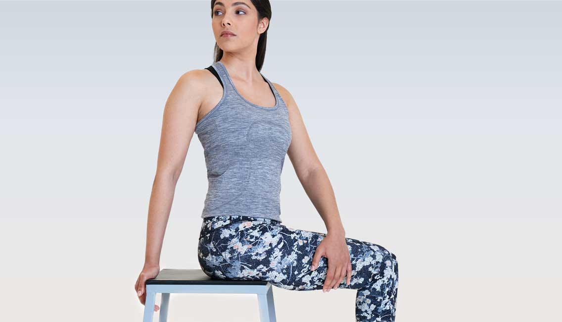 seated yoga twist