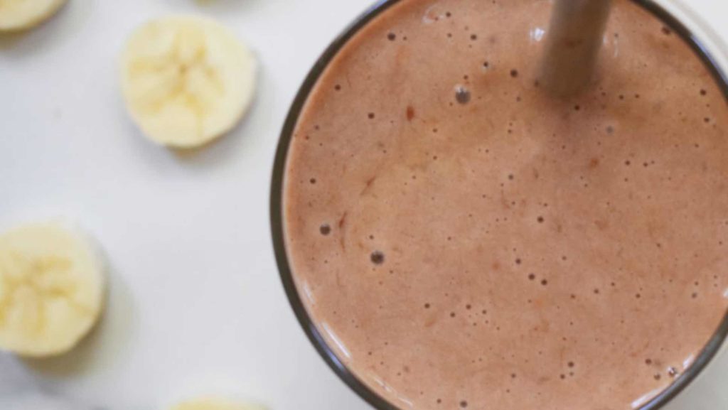 Banana Chocolate Crunch Shake