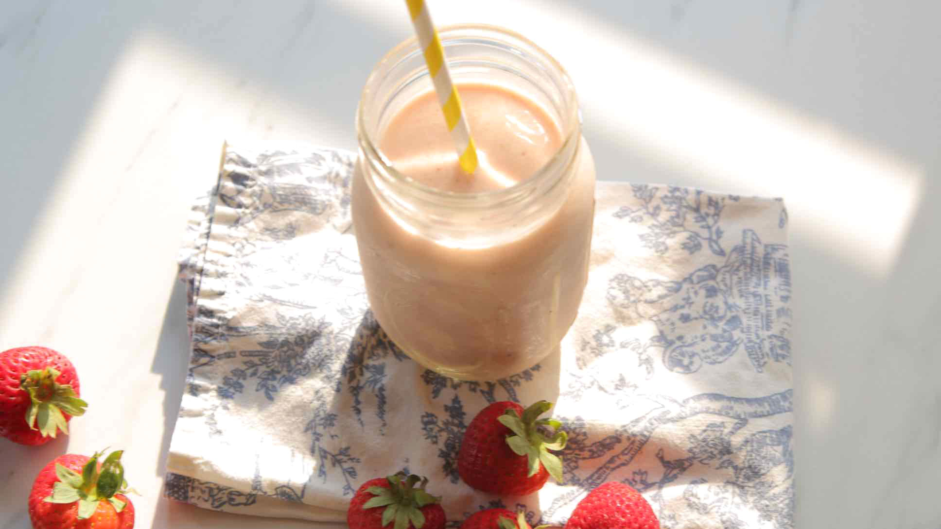 Strawberry cream shake