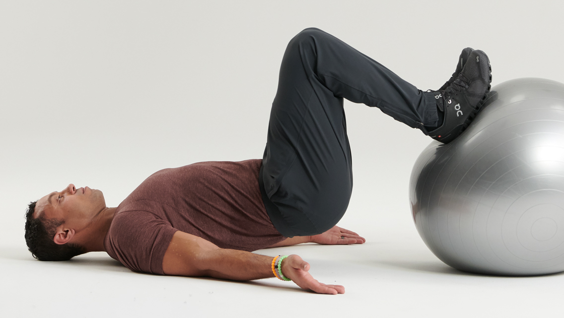 stability ball curl