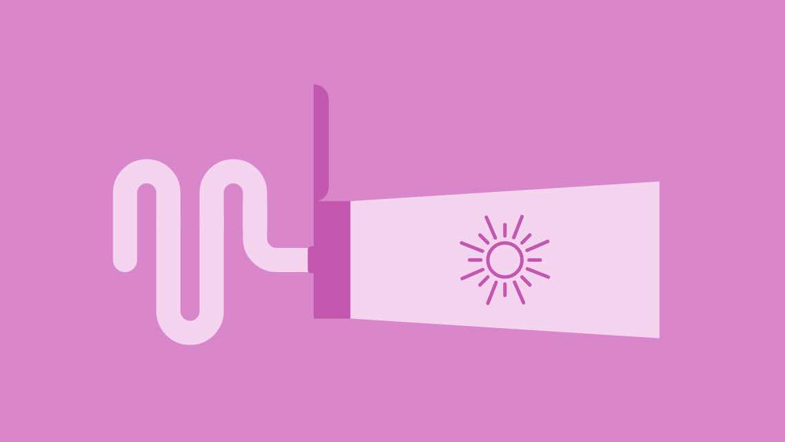 Illustration of a tube of sunscreen.