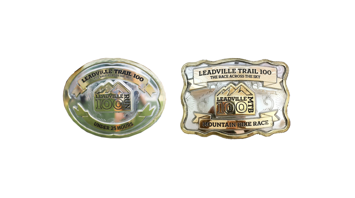 Leadville belt buckles.