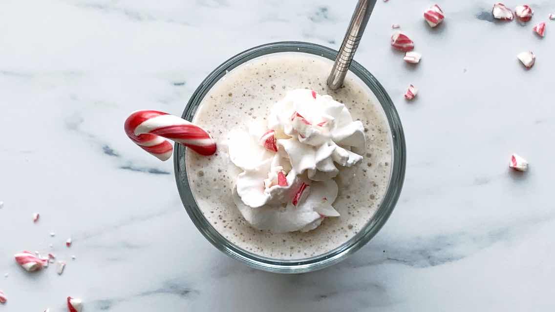 Candy cane shake
