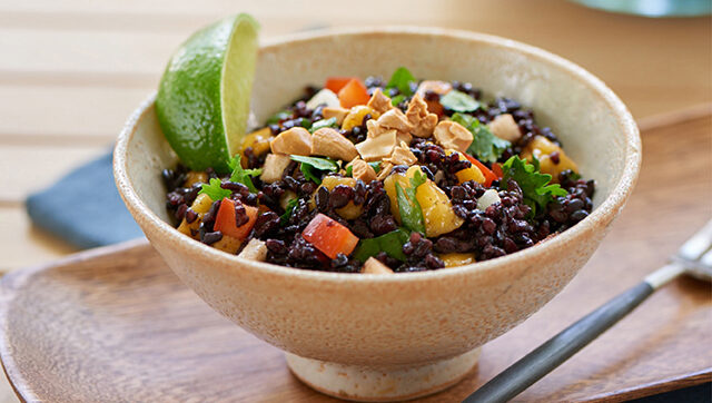 Asian Forbidden Rice Salad