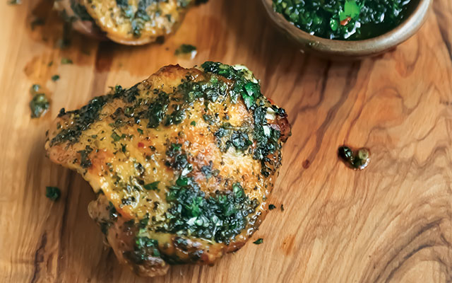 Baked-Chicken-With-Minted-Chimichurri