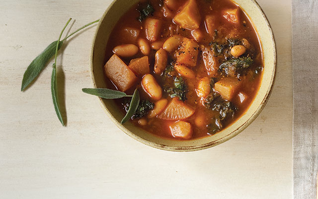 Bean-and-root-vegetable-stew