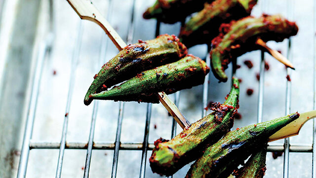 Peppers with blackened seasoning