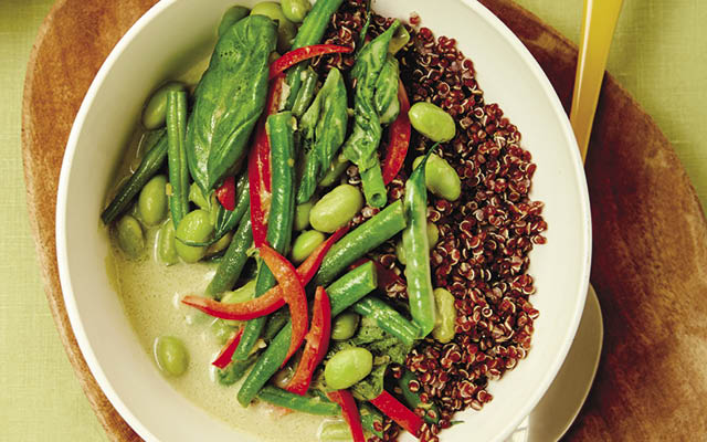 Green Curry with Edamame