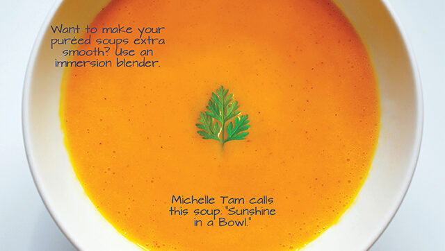 carrot and cardamom soup