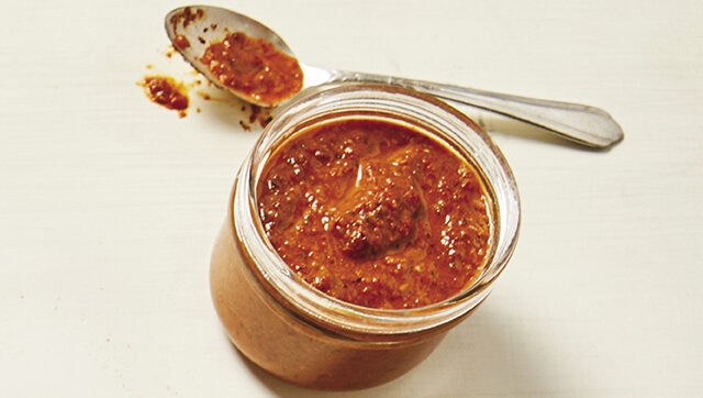 a jar of chipotle red pepper drizzle