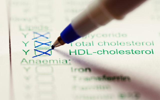 checking high cholesterol box