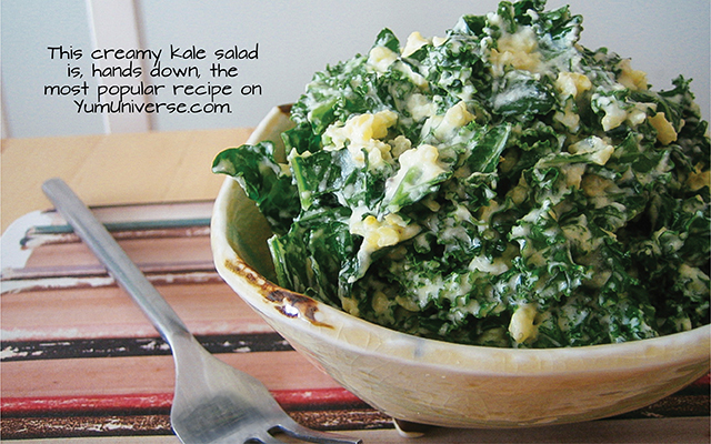 Creamy Millet and Kale Salad