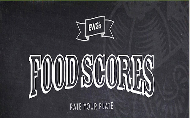 The logo for Environmental Working Group's Rate Your Plate challenge is shown.