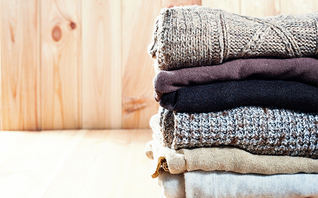 Stack sweaters