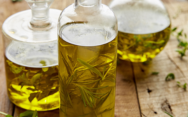 Herb infused olive oil