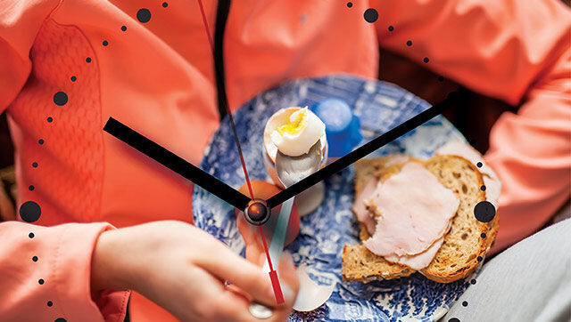 Plate of preworkout food