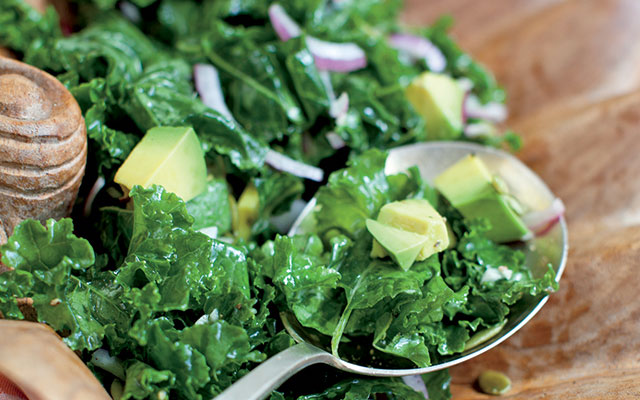 raw kale salad