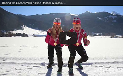 Behind the Scenes With Kikkan Randall & Jessie Diggins (Video)