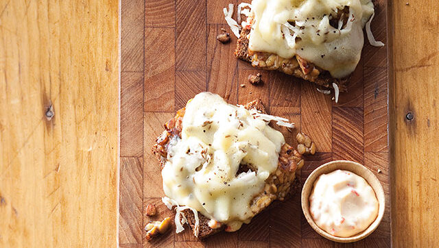 Open Faced Tempeh Reuben
