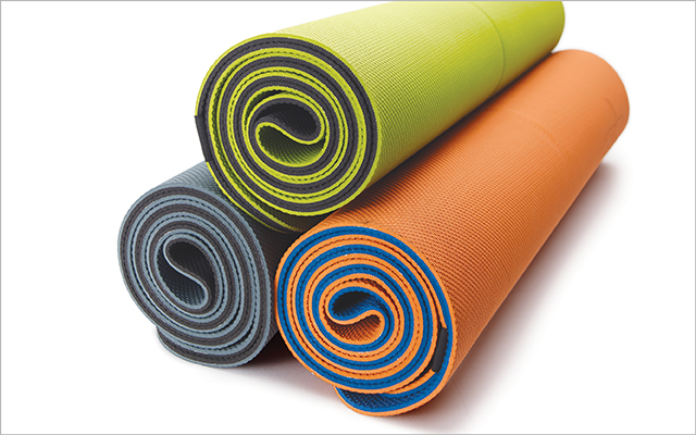 A Better Way to Roll Your Yoga Mat