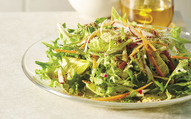 Salad With Flaxseeds
