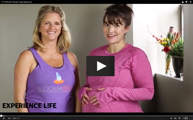 A 10-Minute Prenatal Yoga Sequence (Video)