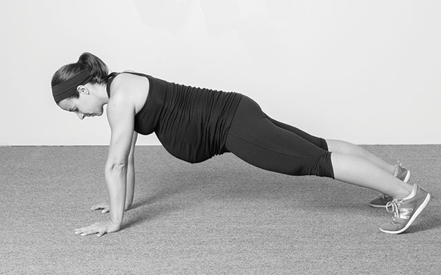 pushup while pregnant