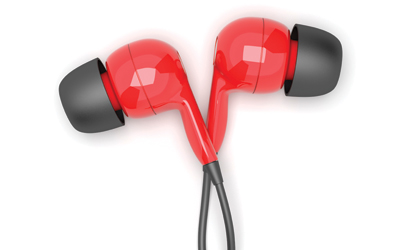 red ear buds