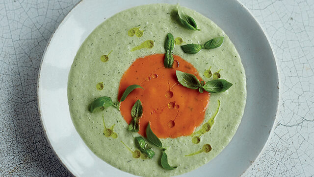 Summer Cucumber and Tomato Soup