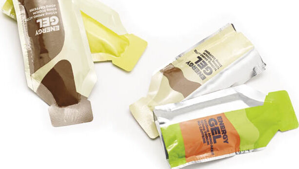 Packets of energy gels