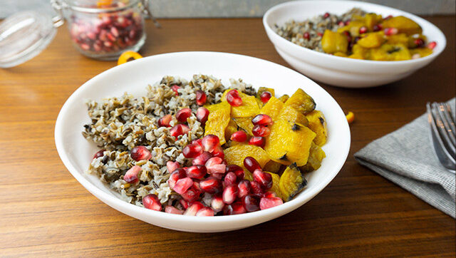 Beet and Wild Rice Bowl With Zesty Citrus Dressing