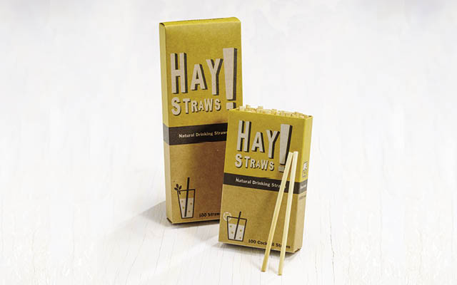 Biodegradable Hay Straws