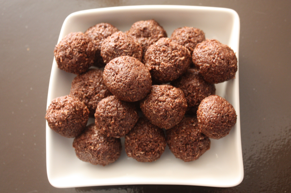 Chocolate-Coconut Macaroons.