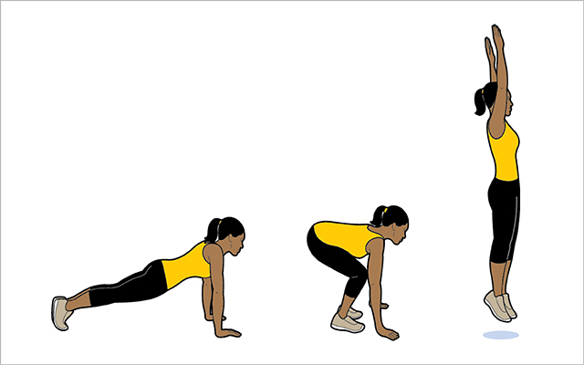 tips for a perfect burpee