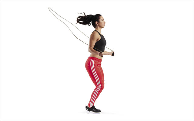 Person jump roping