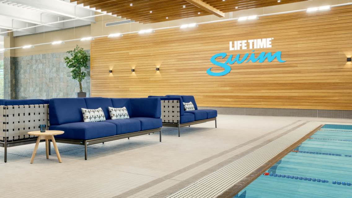 Life Time indoor swimming pool