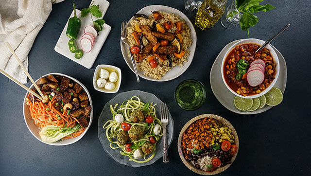 Many dishes using tempeh