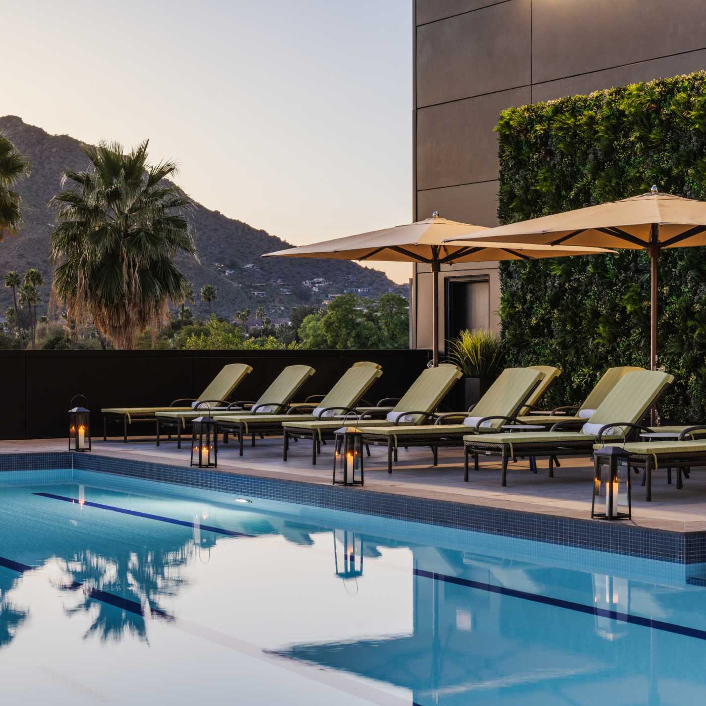 outdoor pool at life time