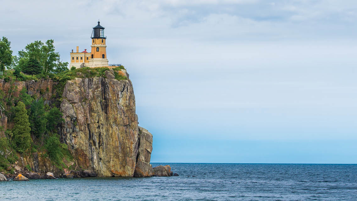 The Splitrock Lighthouse in Minnesota