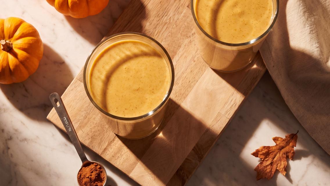 Pumpkin pie shake.