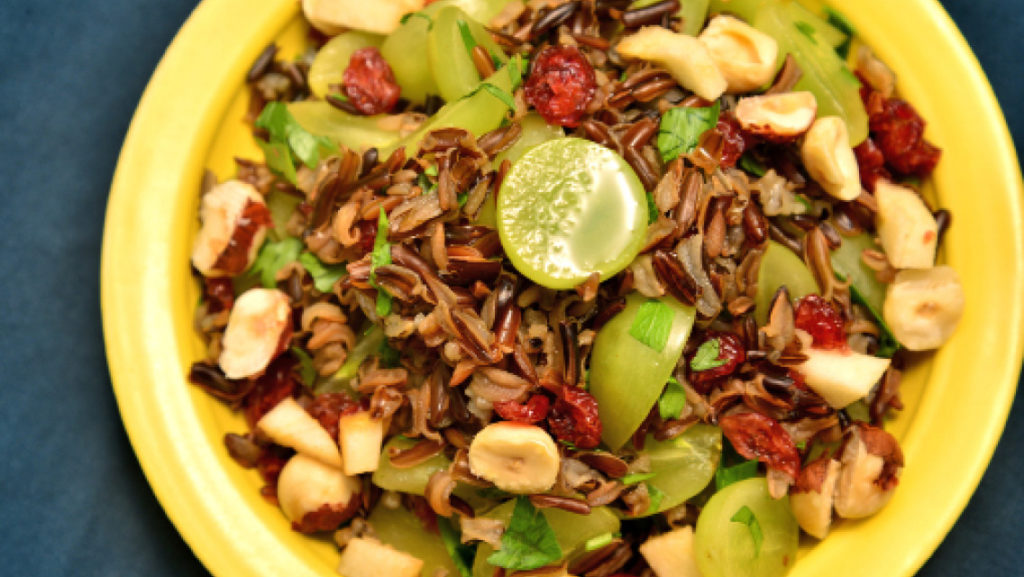 Wild Rice, Grapes and Feta Salad Experience Life